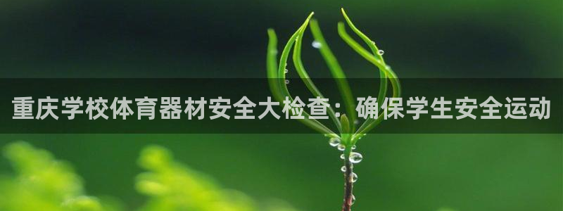 耀世天下图片大全：重庆学校体育器材安全大检查：确保学