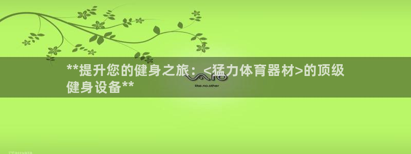 耀世的意思是什么：**提升您的健身之旅：<猛力体育器