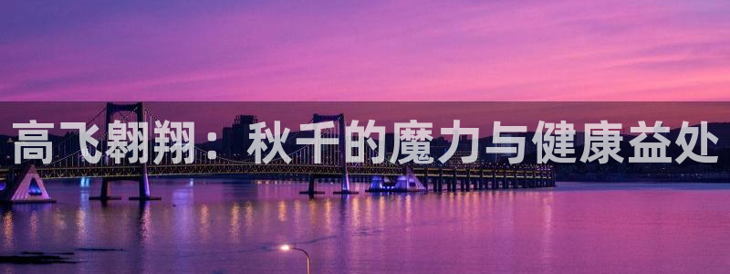 耀世平台荐 5o69I7：高飞翱翔：秋千的魔力与健康