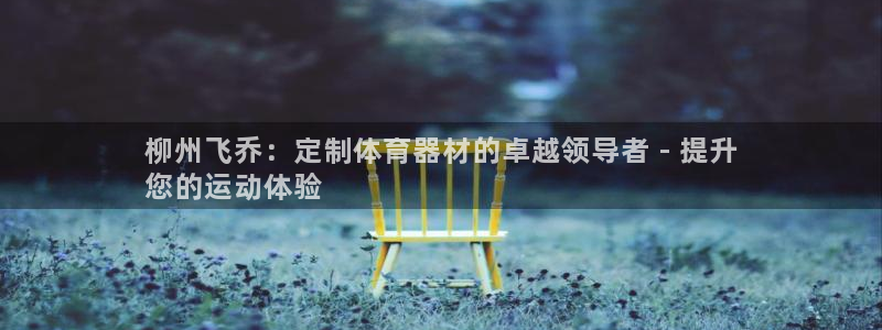 耀世平台主管代理：柳州飞乔：定制体育器材的卓越领导者