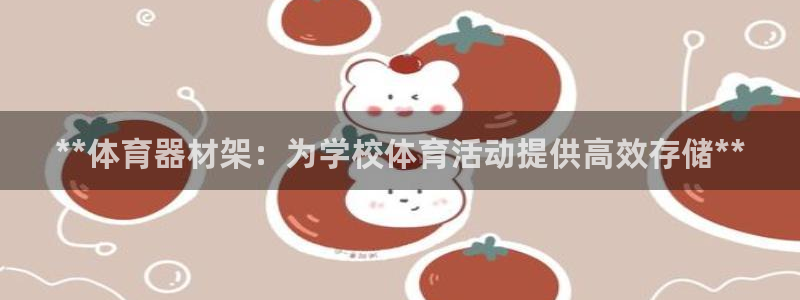 耀世娱乐总代理是谁：**体育器材架：为学校体育活动提