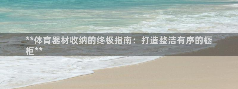 耀世平台负责人怎么样：**体育器材收纳的终极指南：打